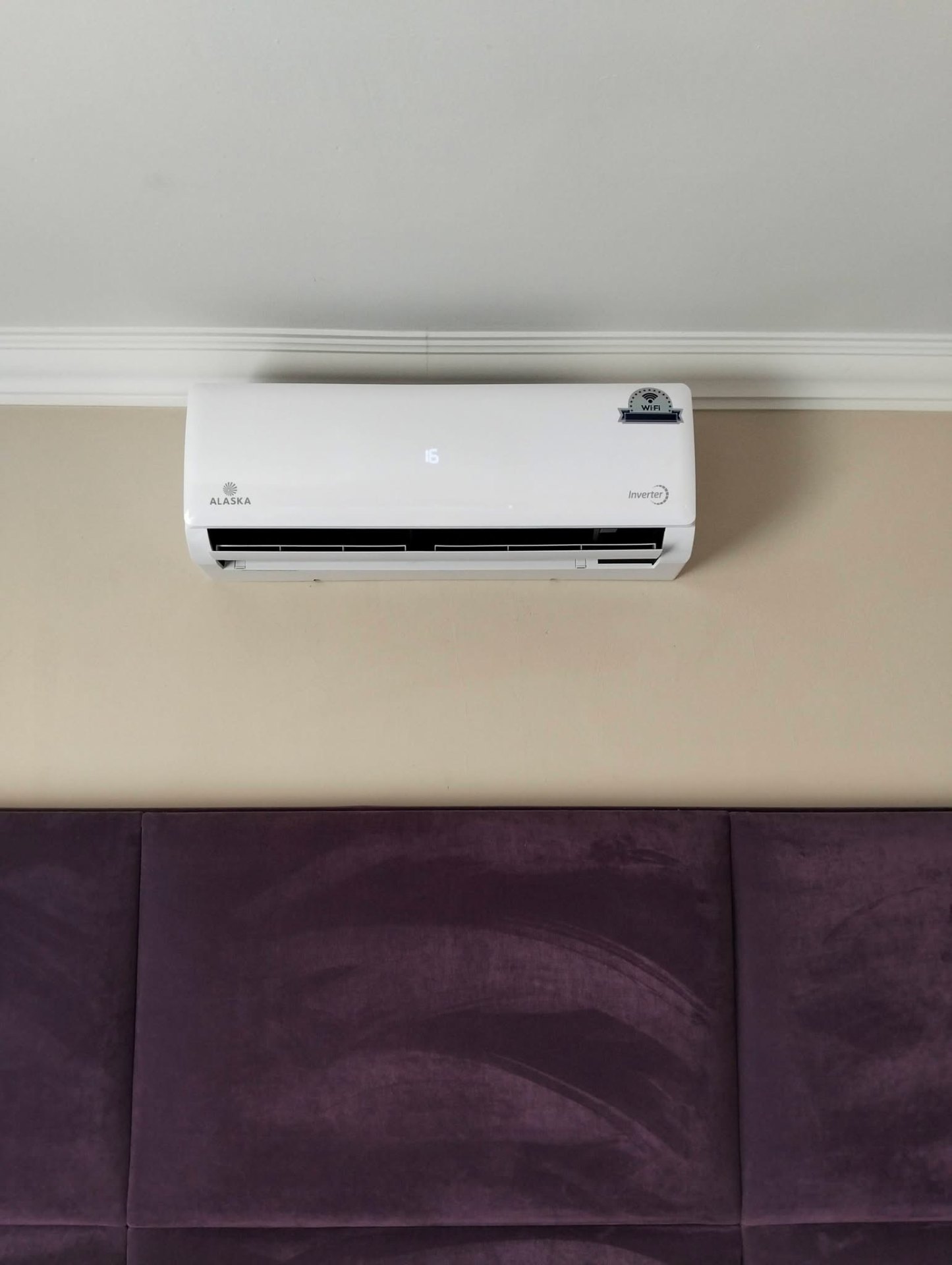 Alaska Air Conditioner installed neatly in a bedroom